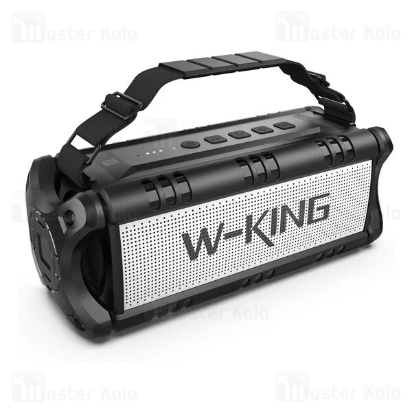 اسپیکر بلوتوث دبلیو کینگ W-King D8 Portable Bluetooth Speaker توان 50 وات فلش خور به همراه ریموت