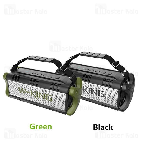 اسپیکر بلوتوث دبلیو کینگ W-King D8 Portable Bluetooth Speaker توان 50 وات فلش خور به همراه ریموت