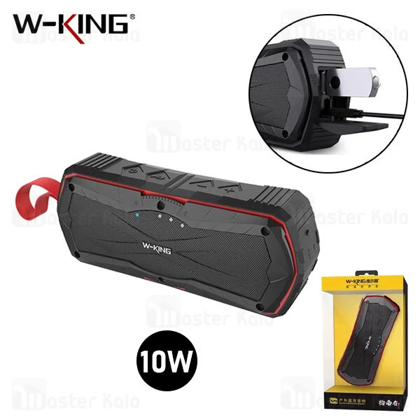 اسپیکر بلوتوث W-King S19 Outdoor Bluetooth TWS Speaker 10W