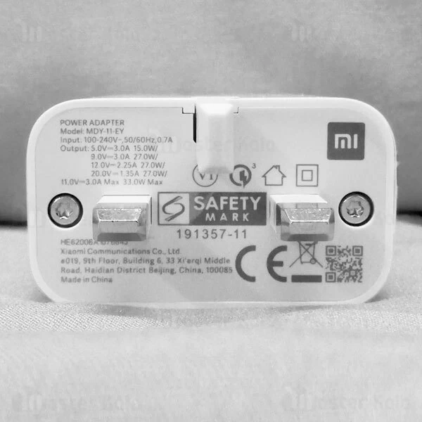 شارژر دیواری Xiaomi MDY-11-EY Fast Charger Qualcomm 3.0 18W Adapter