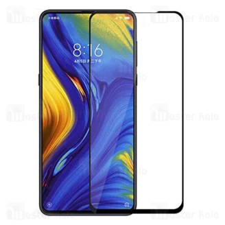 محافظ صفحه شیشه ای تمام صفحه تمام چسب شیائومی Xiaomi Mi Mix 3 Glass