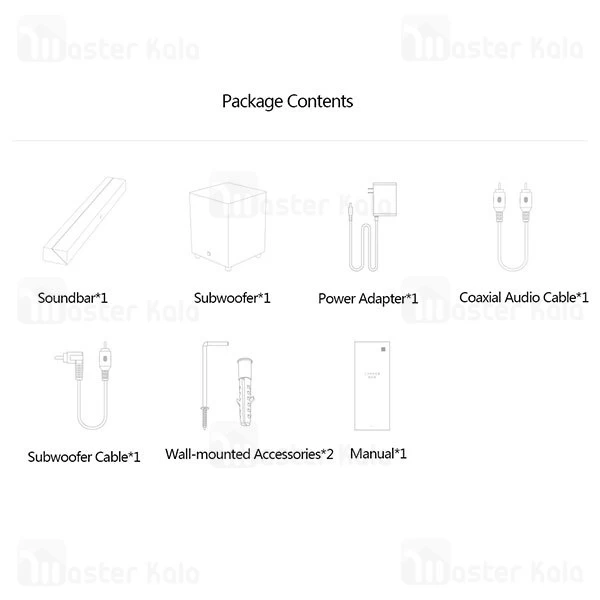 ساندبار شیائومی Xiaomi Redmi TV Soundbar MDZ-35-DA 100W