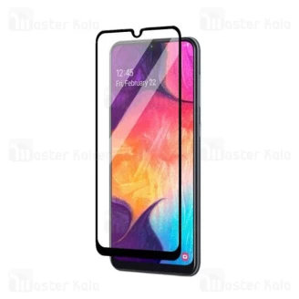 محافظ صفحه شیشه ای تمام صفحه تمام چسب سامسونگ Samsung Galaxy A20 6D Glass