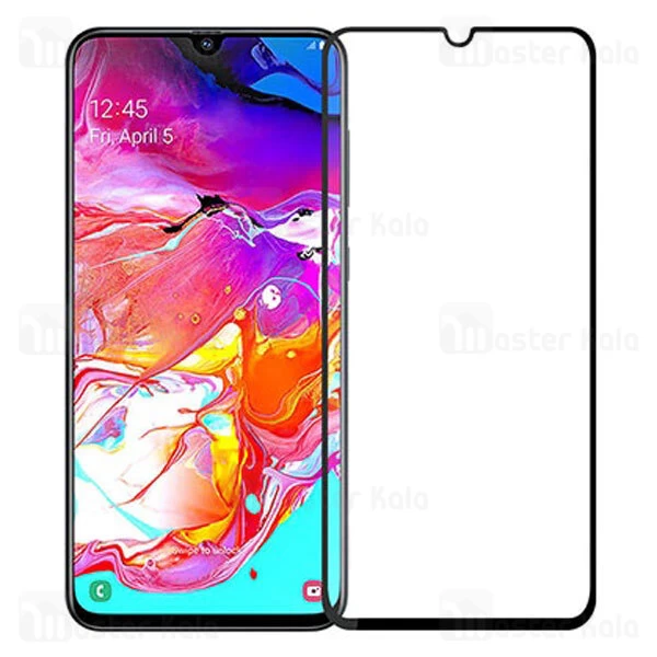 محافظ صفحه شیشه ای تمام صفحه تمام چسب TT سامسونگ Samsung Galaxy A70 / A705