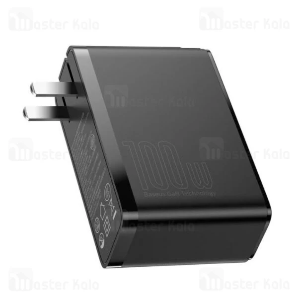 شارژر دیواری فست شارژ Baseus GaN2 Pro Quick Charger 2C+2U CCGAN2P-L01 QC4 PD توان 100 وات همراه کابل