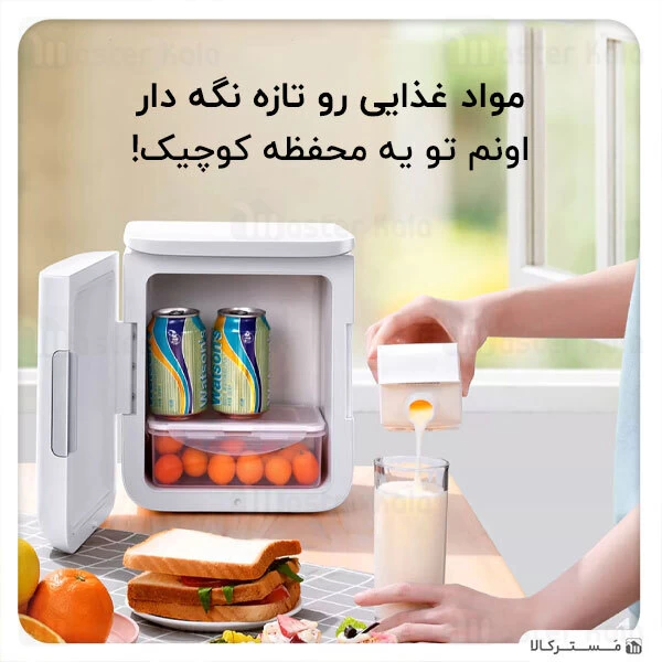 مینی یخچال و گرم کن بیسوس Baseus Igloo Mini Fridge for Students ACXBW-A02 با ظرفیت 6 لیتر