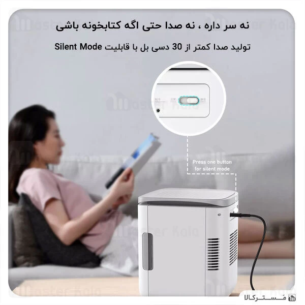 مینی یخچال و گرم کن بیسوس Baseus Igloo Mini Fridge for Students ACXBW-A02 با ظرفیت 6 لیتر