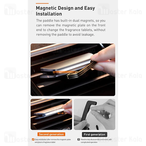 خوشبو کننده هوا خودرو Baseus Paddle Car Air Freshener SUXUN-MP01