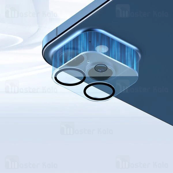 محافظ لنز Baseus SGAPIPH54N-AJT02 0.3mm Full-Frame Camera Lens Protective for Apple iPhone 12 Mini