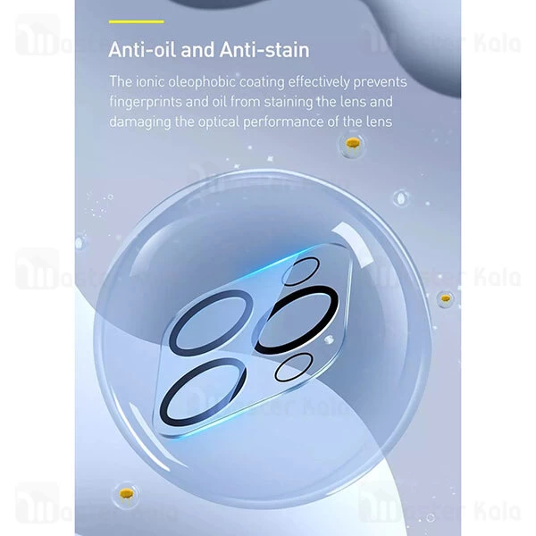 محافظ لنز Baseus SGAPIPH67P-AJT02 0.3mm Full-Frame Camera Lens Protective for Apple iPhone 12 Pro Max