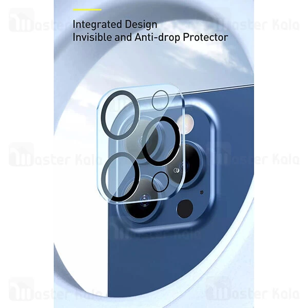 محافظ لنز Baseus SGAPIPH67P-AJT02 0.3mm Full-Frame Camera Lens Protective for Apple iPhone 12 Pro Max
