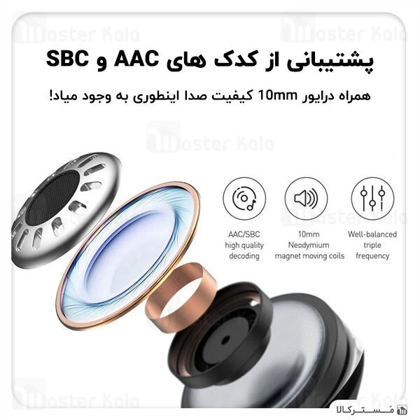 هندزفری بلوتوث Baseus SIMU S1 Pro ANC TWS Bluetooth Earphones NGS1P-0A