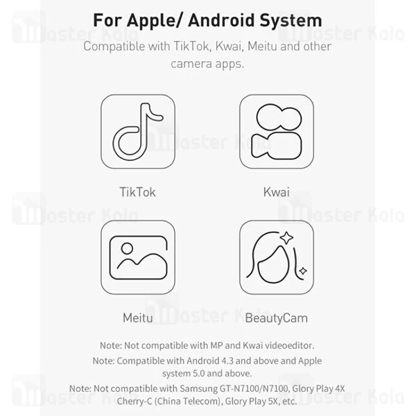 مونوپاد بلوتوثی Baseus Ultra Mini Bluetooth Folding Selfie Stick SUDYZP-G01