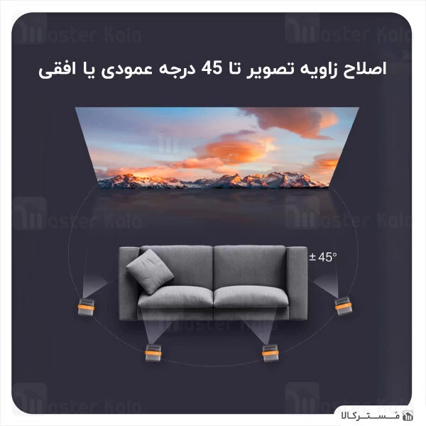 ویدیو پروژکتور هوشمند شیائومی Xiaomi M055FGN Mini Projector Dice دارای اسپیکر