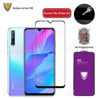 محافظ صفحه شیشه ای تمام صفحه تمام چسب OG هواوی Huawei Y8p / Enjoy 10s / Honor 20 Lite / Play 4T Pro