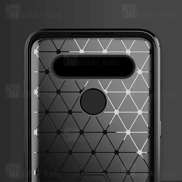 قاب محافظ ژله ای ال جی LG K41S Rugged Armor Fiber Carbon