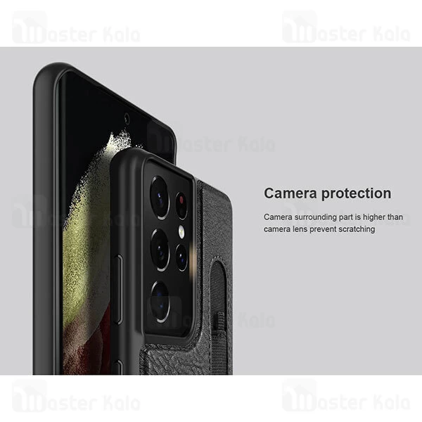 قاب چرمی Samsung Galaxy S21 Ultra Nillkin Aoge Leather Case