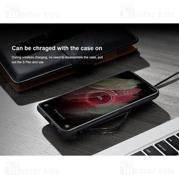 قاب چرمی Samsung Galaxy S21 Ultra Nillkin Aoge Leather Case