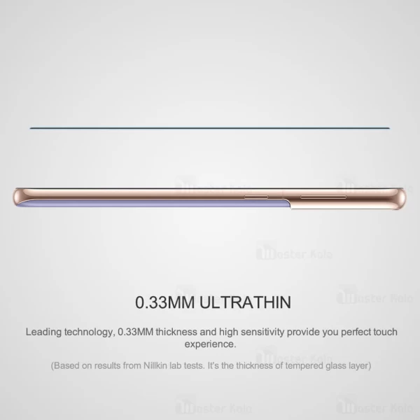 محافظ صفحه نمایش شیشه ای تمام صفحه تمام چسب نیلکین سامسونگ Samsung Galaxy S21 Plus Nillkin CP+ Pro