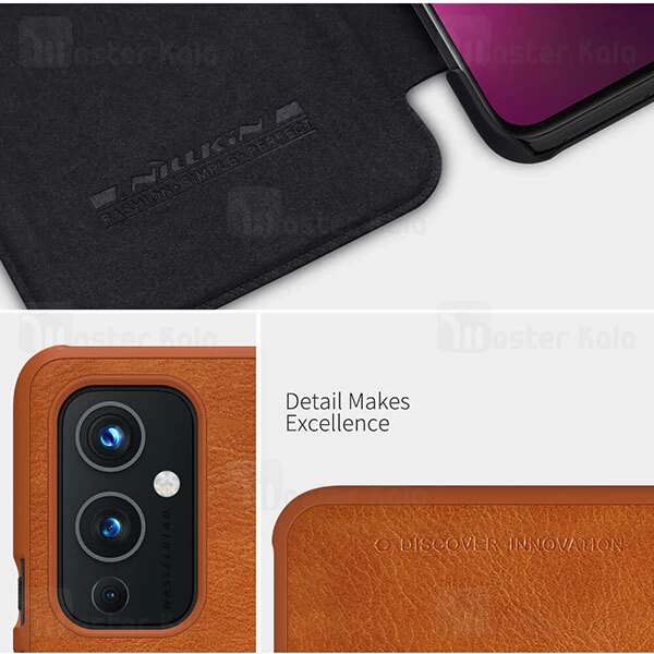 کیف چرمی Nillkin Qin Leather Case OnePlus 9