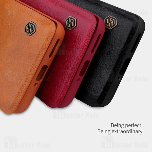 کیف چرمی Nillkin Qin Leather Case OnePlus 9 Pro