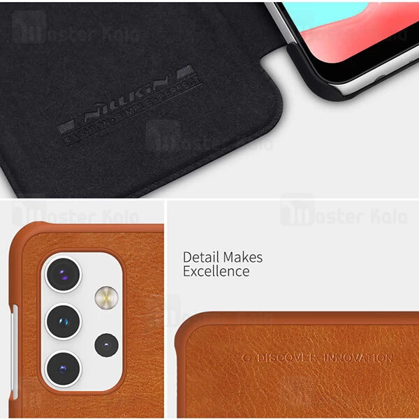کیف چرمی Nillkin Qin Leather Case Samsung Galaxy A32 5G
