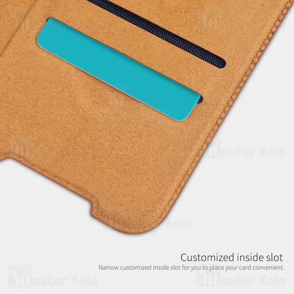 کیف چرمی نیلکین Xiaomi Poco F3 / Redmi K40 / K40 Pro / K40 Pro Plus / Mi 11i Nillkin Qin Leather