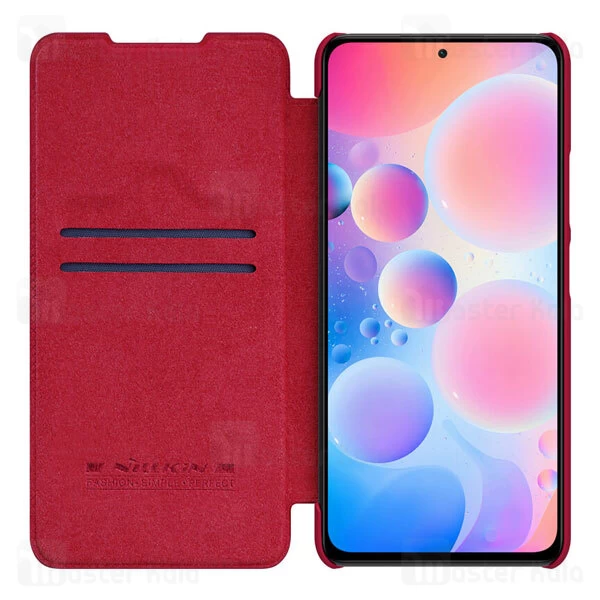 کیف چرمی نیلکین Xiaomi Poco F3 / Redmi K40 / K40 Pro / K40 Pro Plus / Mi 11i Nillkin Qin Leather
