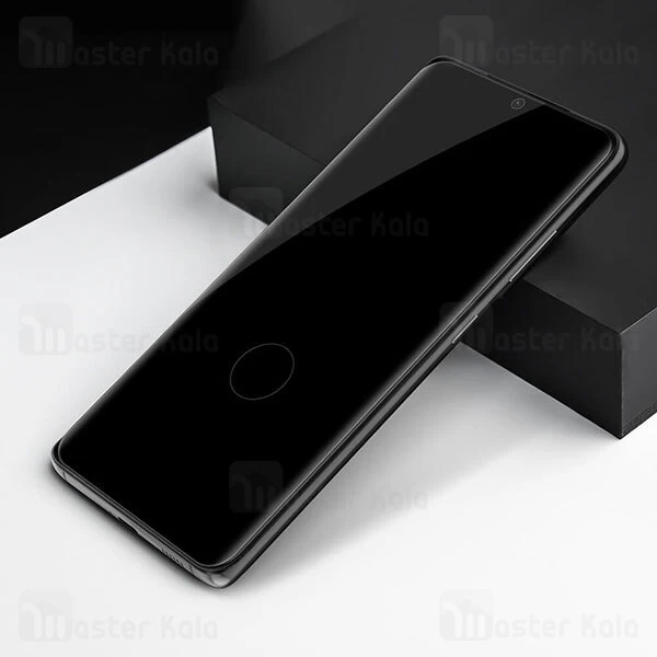 محافظ صفحه شیشه ای دورچسب تمام صفحه نیلکین سامسونگ Samsung Galaxy S21 Ultra 3D CP+ Max