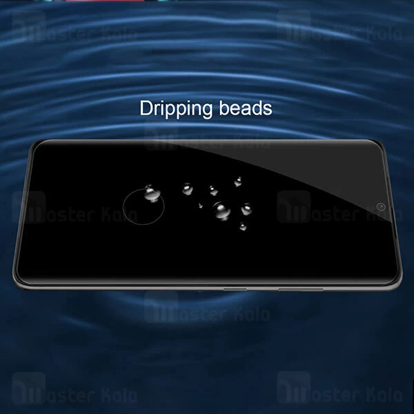 محافظ صفحه شیشه ای دورچسب تمام صفحه نیلکین سامسونگ Samsung Galaxy S21 Ultra 3D CP+ Max