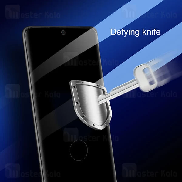 محافظ صفحه شیشه ای دورچسب تمام صفحه نیلکین سامسونگ Samsung Galaxy S21 Ultra 3D CP+ Max