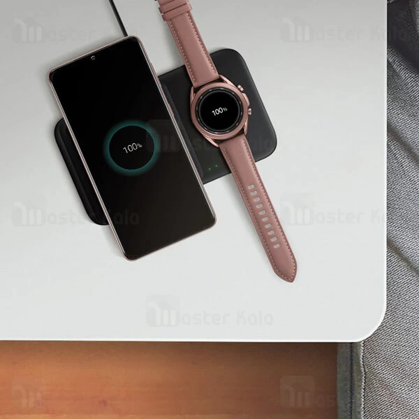 شارژر وایرلس سامسونگ Samsung Wireless Charger Duo 9W EP-P4300TBEGGB توان 9 وات