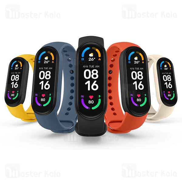 دستبند سلامتی هوشمند شیائومی Xiaomi Mi Band 6 Smart Band نسخه گلوبال + گارانتی