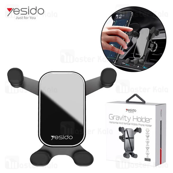 پایه نگهدارنده Yesido C100 Car Air Outlet Clip Phone Holder Navigation Car Mount