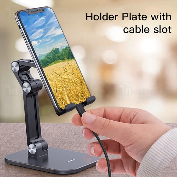 پایه نگهدارنده و هولدر رومیزی Yesido C104 Folding Desktop Smartphone Tablet Stand Holder Adjustable Height
