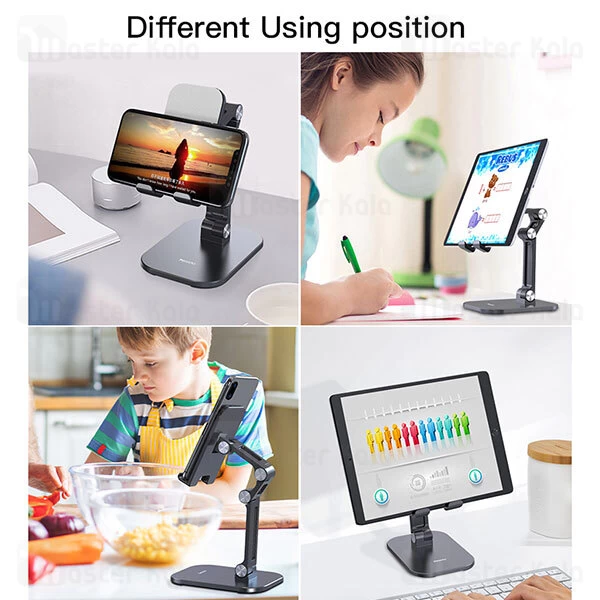 پایه نگهدارنده و هولدر رومیزی Yesido C104 Folding Desktop Smartphone Tablet Stand Holder Adjustable Height