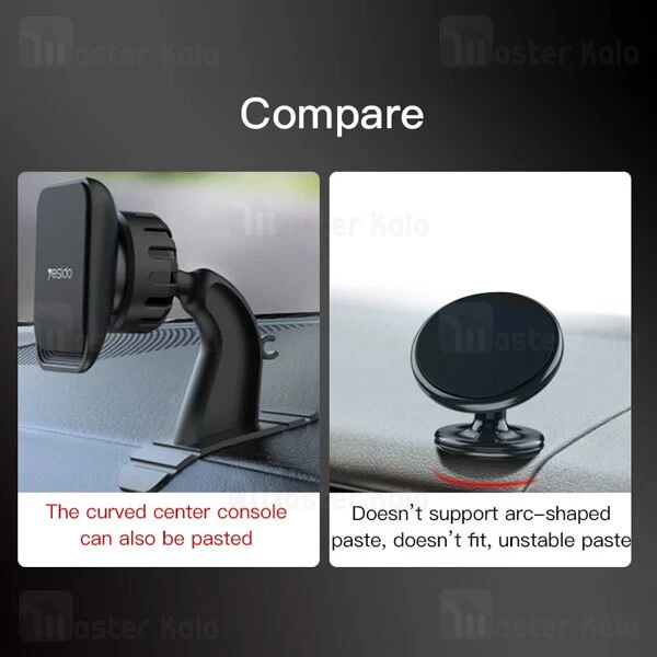 هولدر و پایه نگهدارنده یسیدو Yesido C110 Bendable Base Magnetic Car Holder