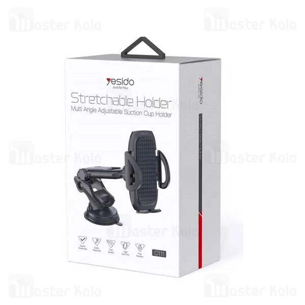هولدر و پایه نگهدارنده یسیدو Yesido C111 Multi-Joint Rotation Car Mount Holder چند مفصله