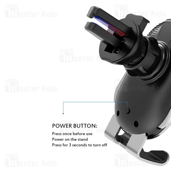 هولدر و شارژر وایرلس چندکاره یسیدو Yesido C78 Wireless Charger Phone Holder توان 15 وات