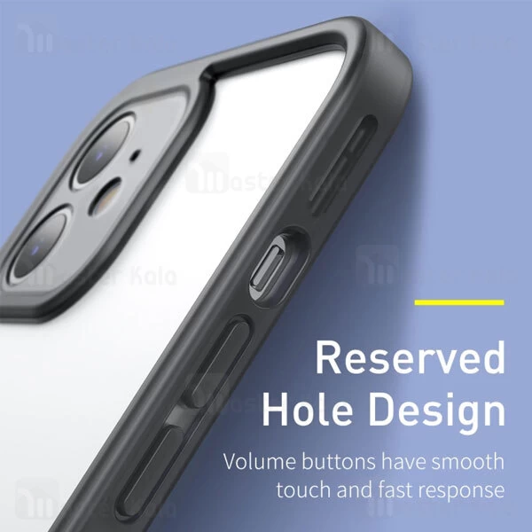 بامپر بیسوس آیفون Apple iPhone 12 Baseus Camera Lens Protector Frame Case FRAPIPH61N-01