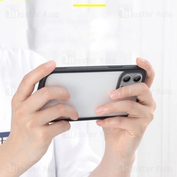 بامپر بیسوس آیفون Apple iPhone 12 Baseus Camera Lens Protector Frame Case FRAPIPH61N-01