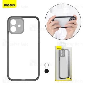 بامپر بیسوس آیفون Apple iPhone 12 Mini Baseus Camera Lens Protector Frame Case FRAPIPH54N-01