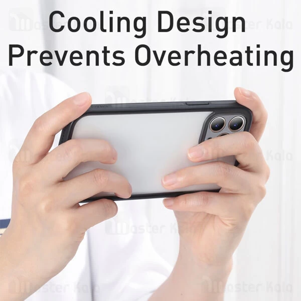 بامپر بیسوس آیفون Apple iPhone 12 Pro Baseus Camera Lens Protector Frame Case FRAPIPH61P-01