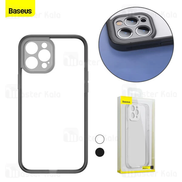 بامپر بیسوس آیفون Apple iPhone 12 Pro Baseus Camera Lens Protector Frame Case FRAPIPH61P-01