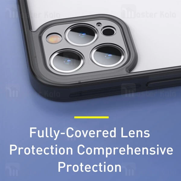 بامپر بیسوس آیفون Apple iPhone 12 Pro Max Baseus Camera Lens Protector Frame Case FRAPIPH67N-01