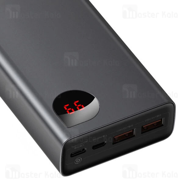 پاوربانک 20000 فست شارژ بیسوس Baseus Adaman Metal Digital Display PPADM65 PPIMDA-D01 توان 65 وات