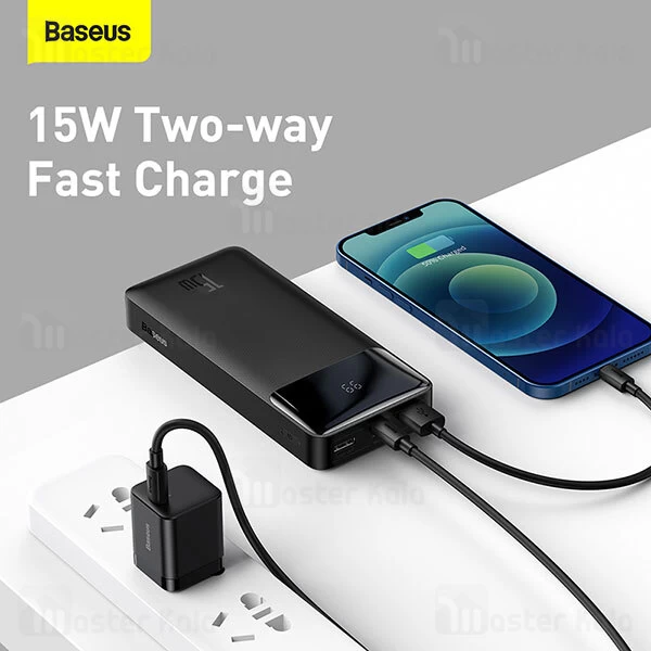 پاوربانک Baseus Bipow Digital Display 20000mAh 15W Power Bank PPBD20 PPDML-J01