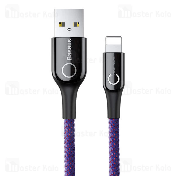 کابل لایتنینگ هوشمند بیسوس Baseus C-Shaped Light Intelligent Power-Off