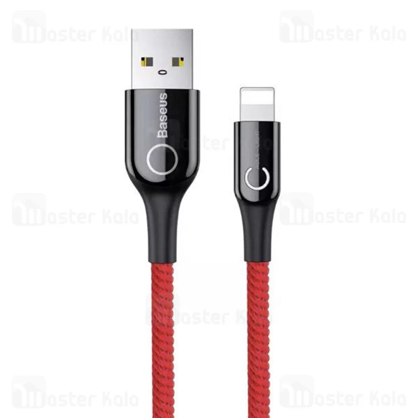 کابل لایتنینگ هوشمند بیسوس Baseus C-Shaped Light Intelligent Power-Off