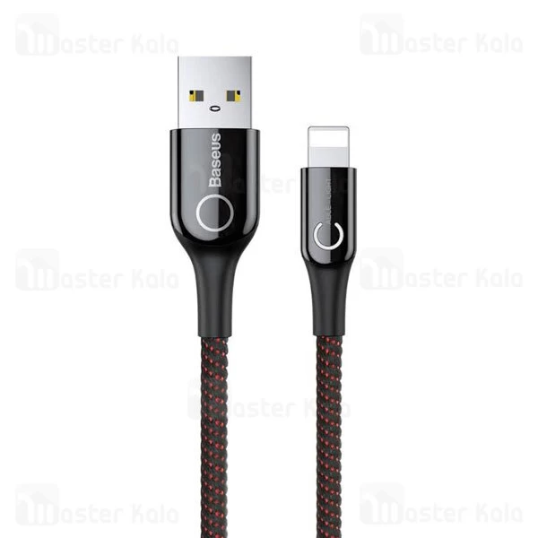 کابل لایتنینگ هوشمند بیسوس Baseus C-Shaped Light Intelligent Power-Off